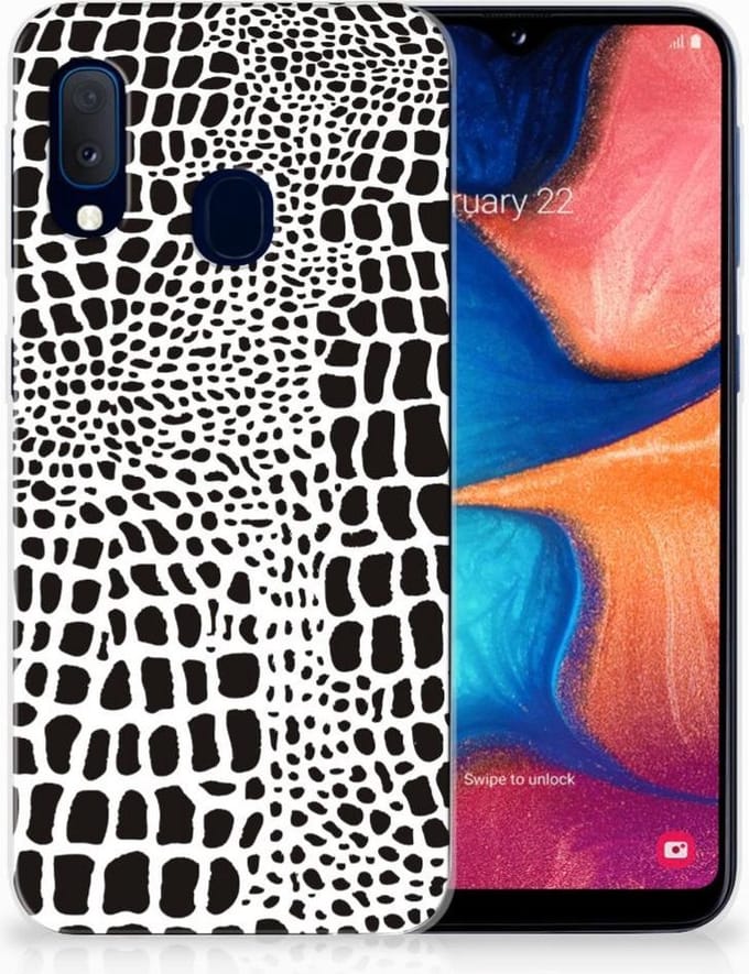 Samsung Galaxy A20e TPU Hoesje Slangenprint