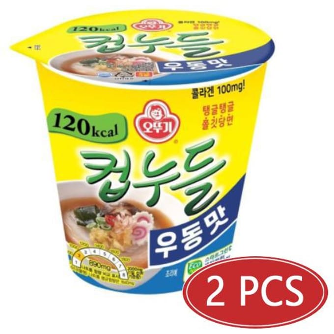 Ottogi Cup Nouilles Saveur Udon 38,1g (3 Options) #6PCS