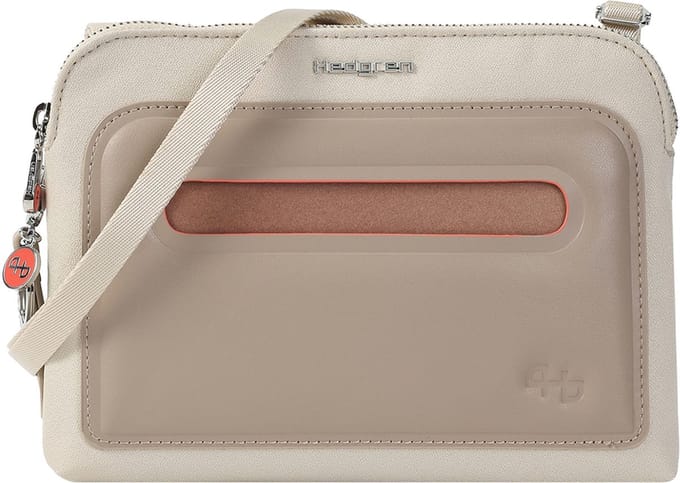 Hedgren Schoudertas Hfika Fika Double Crossover + RFID Birch Beige