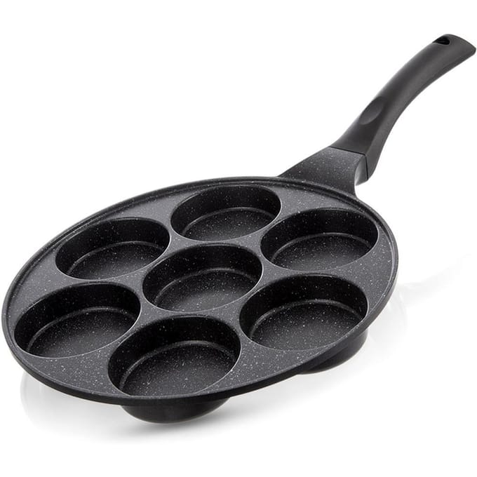 Granieten eierpan 7 gaten GRANDE 27 cm