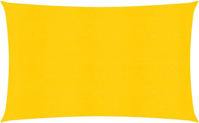 vidaXL - Zonnezeil - 160 - g/m² - 2x4 - m - HDPE - geel