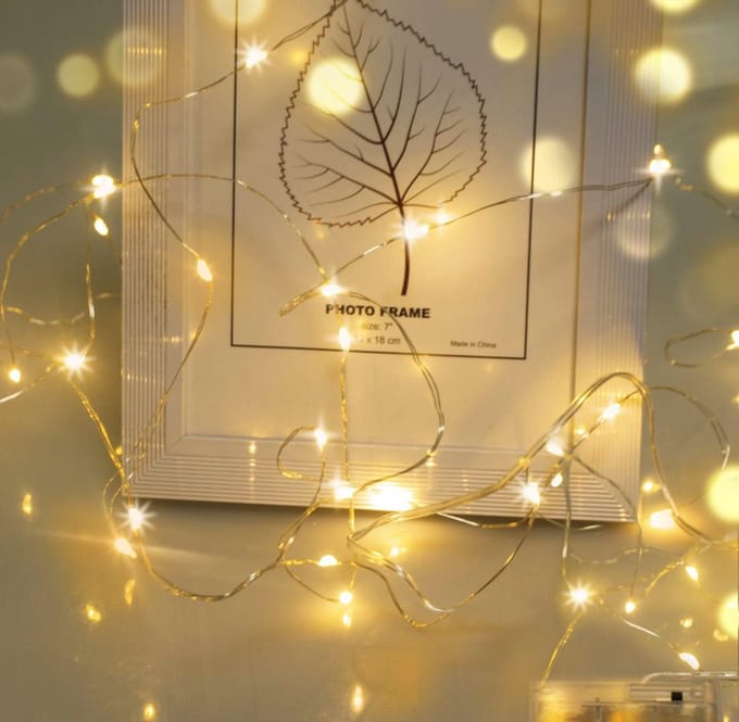 Lichtketting 3 m met 30 LEDs - Micro-lichtsnoer voor Feestdagen en Decoratie