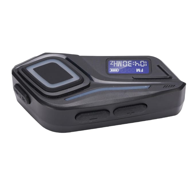 Motorhelm Luidspreker Bluetooth 5.4 IPX8 Regenbestendig Multifunctionele Motorhelm Headset black