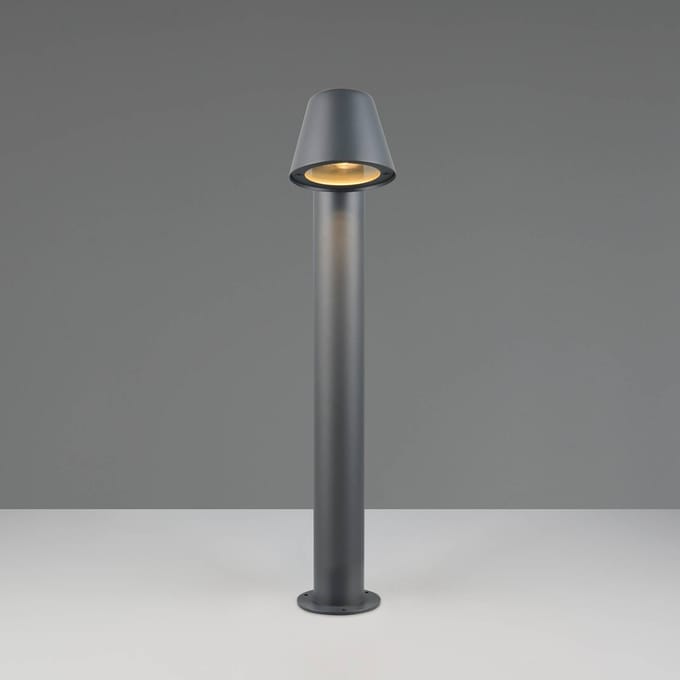 Trio Lighting Sokkellamp Beni, matzwart, hoogte 60 cm, metaal