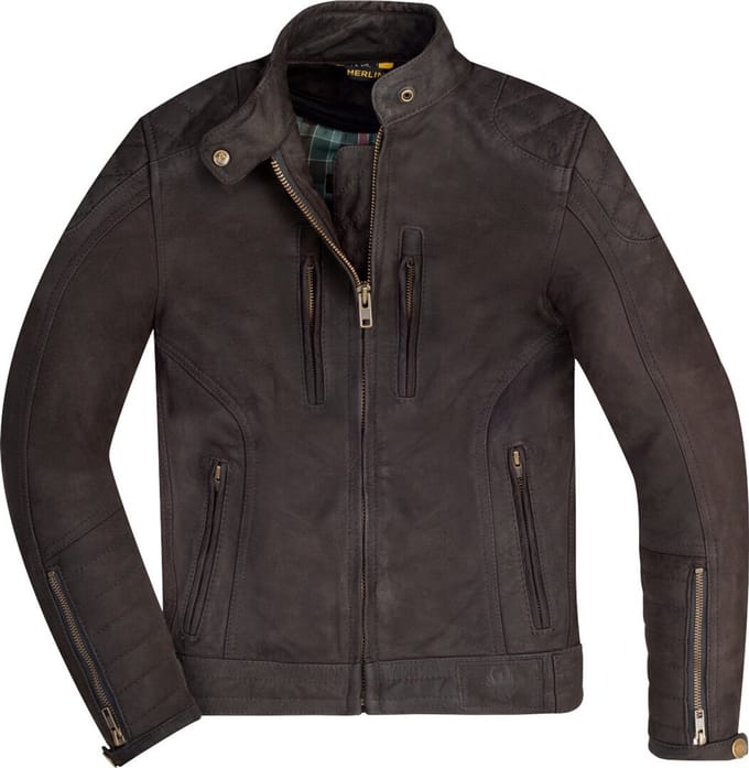 Merlin Mia Dames Bruin Leren Motorjas - Jas