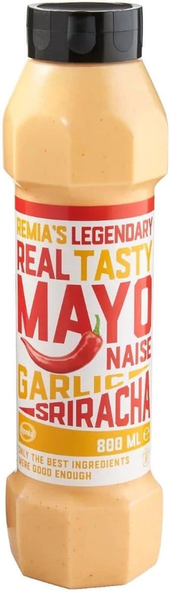Remia Mayonaise garlic sriracha - Tube 80 cl