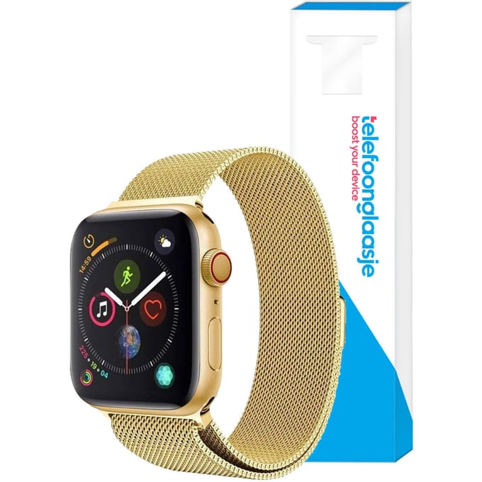 Milanese bandje Apple Watch 1/2/3/4/5/6/SE ? 42/44mm - Goud