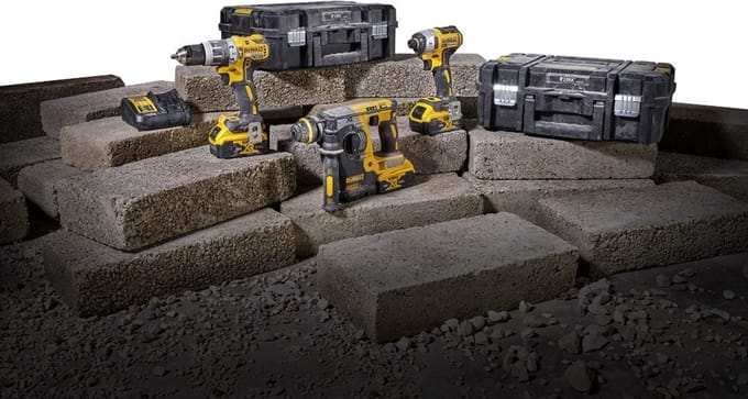 DeWalt Serie - Gereedschapscombiset 18V - Boorhamer - Schroevendraaier - Draaibaar