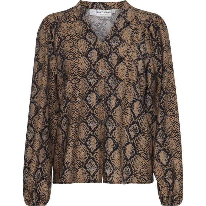 Damesblouse met lange mouwen Pulz Jeans Harper