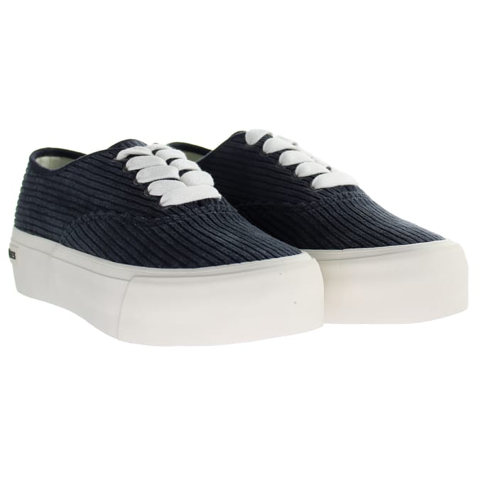 Seavees Legend Night Corduroy Platfrom Sneaker Grijs Dames Trainers