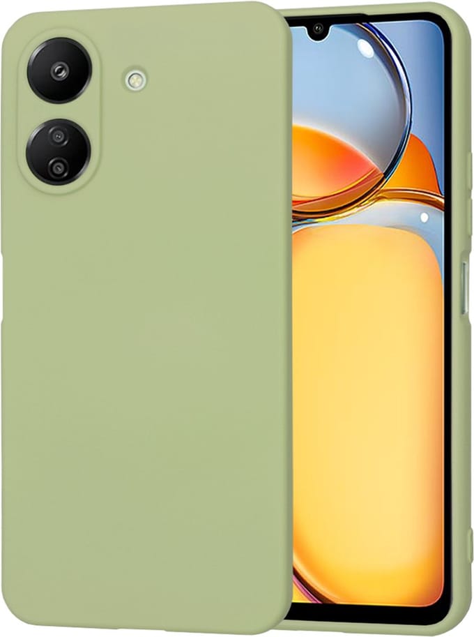 Hoesje geschikt voor Xiaomi Redmi 13C 4G/Xiaomi Poco C65 - Techsuit Soft Flex Silicone Back Cover - Matcha