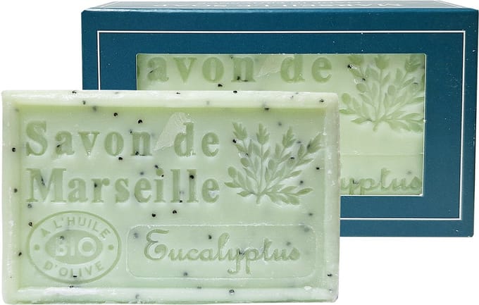 Aromavera Marseillezeep 125 gr. Eucalyptus -bio- zeepblok