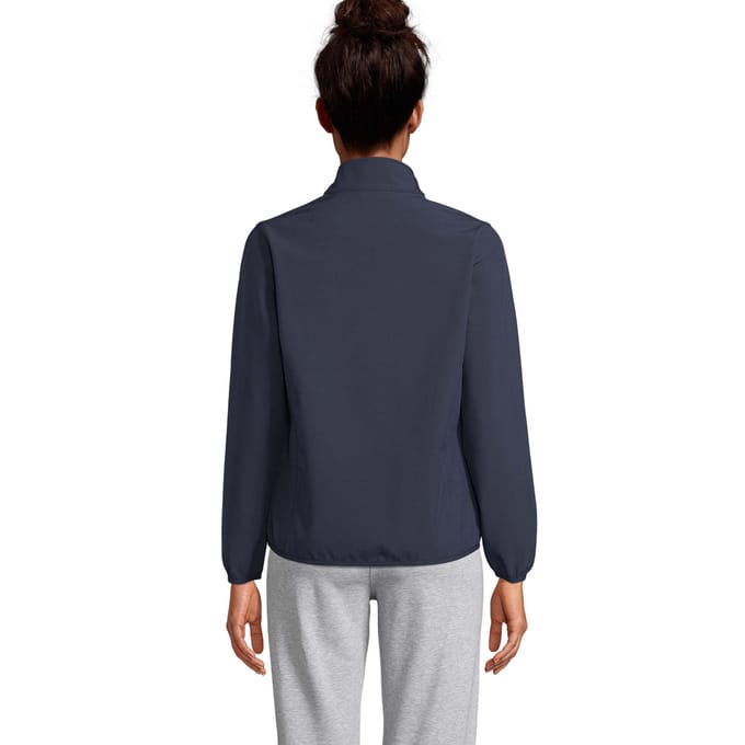 SOLS Dames/Dames Falcon Zachte Shell Jas met rits (Afgrond blauw)