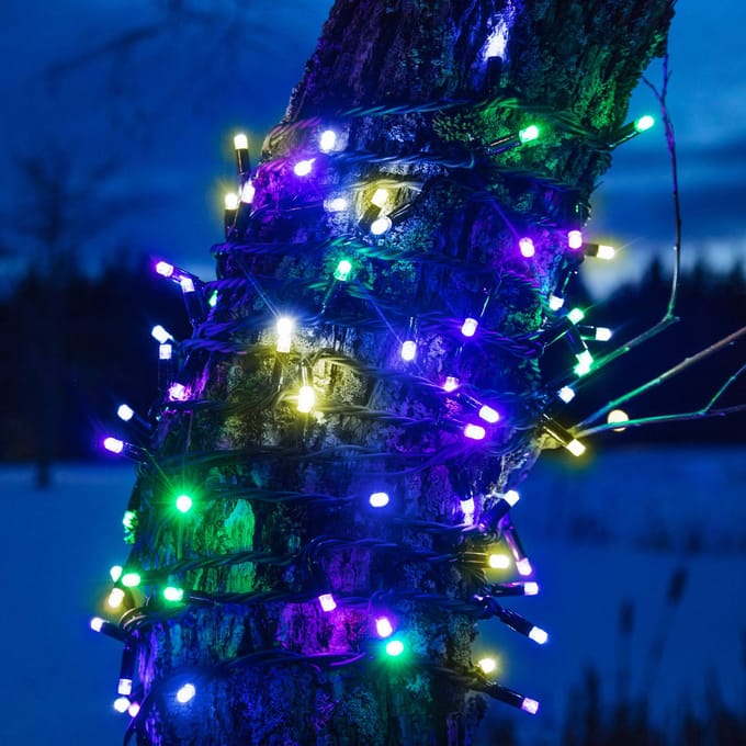 Markslöjd Lichtketting Chrissline Extra 50 LED's, meerkleurig