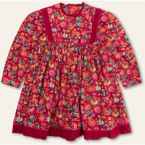 Oilily Davidia Jurk- maat152/12yr Persian Rood