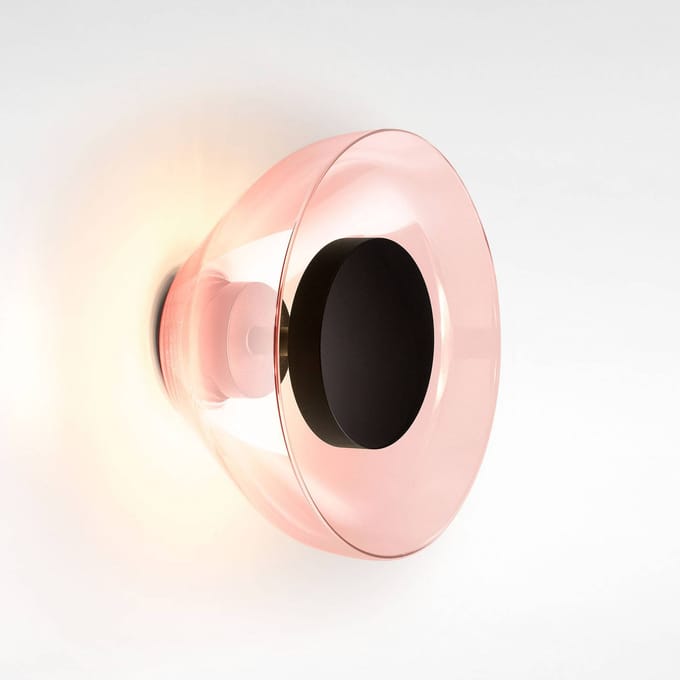 MARSET Aura LED wandlamp, Ø 18 cm, koper