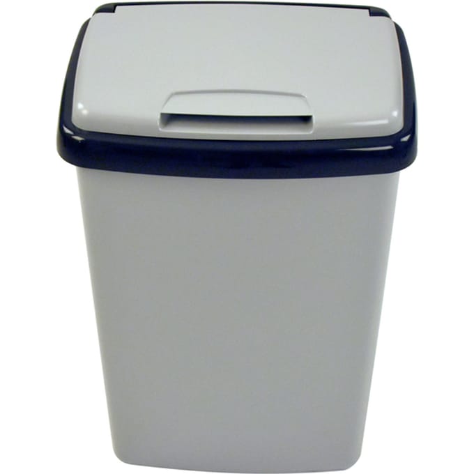 Afvalbak Vepa Bins bekerinzet 5-gaats 50 liter grijs