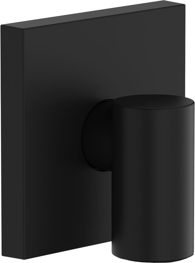 Hansgrohe FixFit Fine E - Wandaansluitbocht, mat zwart 28883670