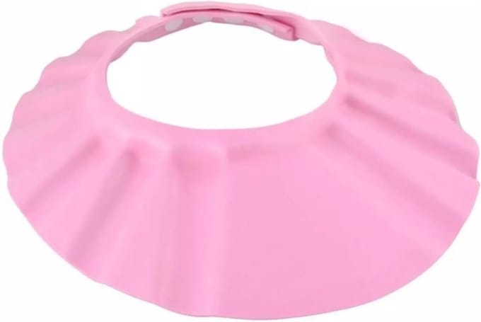 Kruzzel Kinderdouche kap - Veilig en Comfortabel Roze kapje