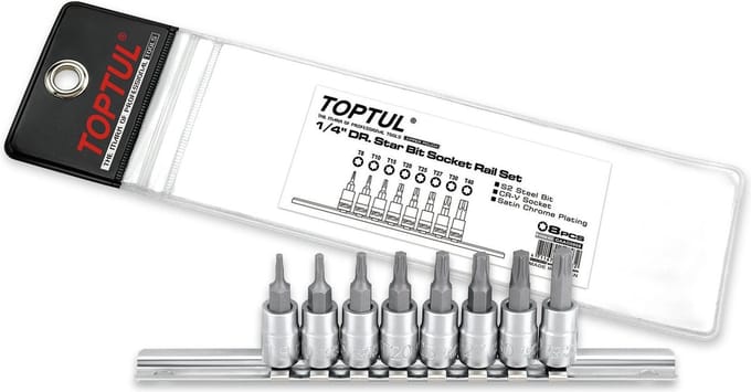 SET DOP TORX 8PCS 1/4 :T8...T40