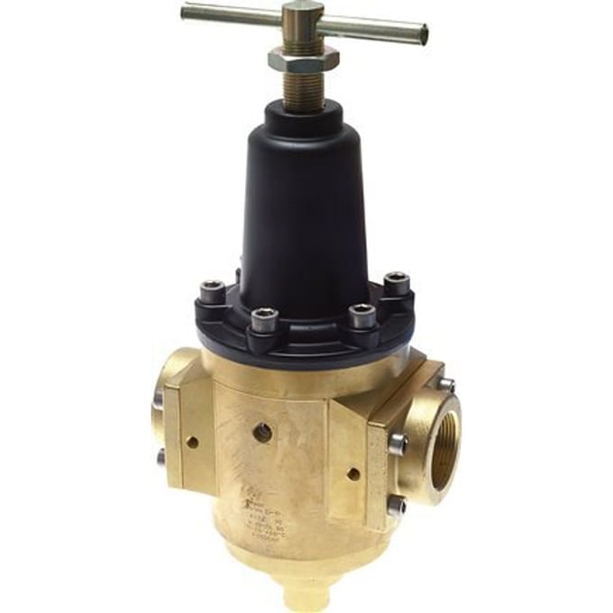 Drukregelaar G1 1/2'' 15000l/min 0.2-3.0bar/3-44psi Messing