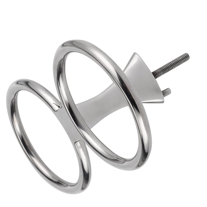 316 RVS Dubbele Ring Bekerhouder Drank Drankhouder voor Marine Boot Jacht Auto RV gray