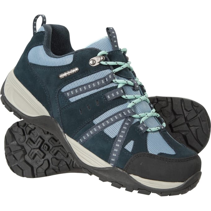 Mountain Warehouse Dames/Dames Direction II Suede Breed Loopschoenen (Marine)