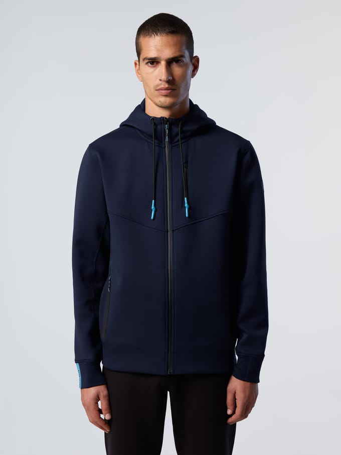North Sails Hoodie Interlock volledige ritssluiting
