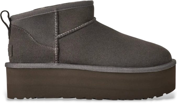 UGG Classic Ultra Mini Platform Boot - Women's - Charcoal - Maat EU 36