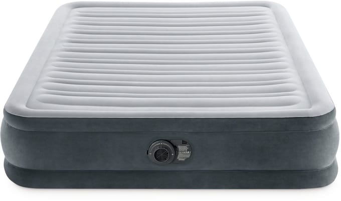 Intex Full Comfort-Plush Luchtbed met ingebouwde pomp - 191 x 137 x 33 cm