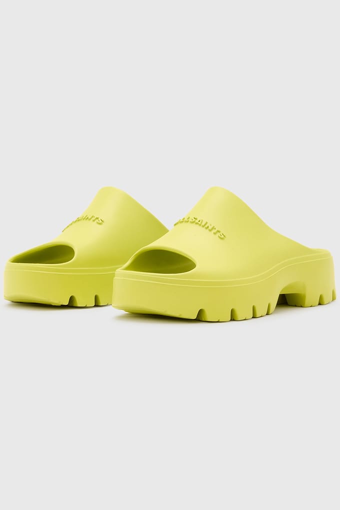 AllSaints Eclipse Slider Unity Green Taglia: 39 | Infradito Outlet | Donna | Verde