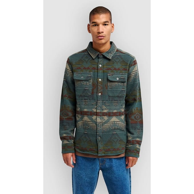 RVCA Dayshift Blanket Flannel Shirt groen