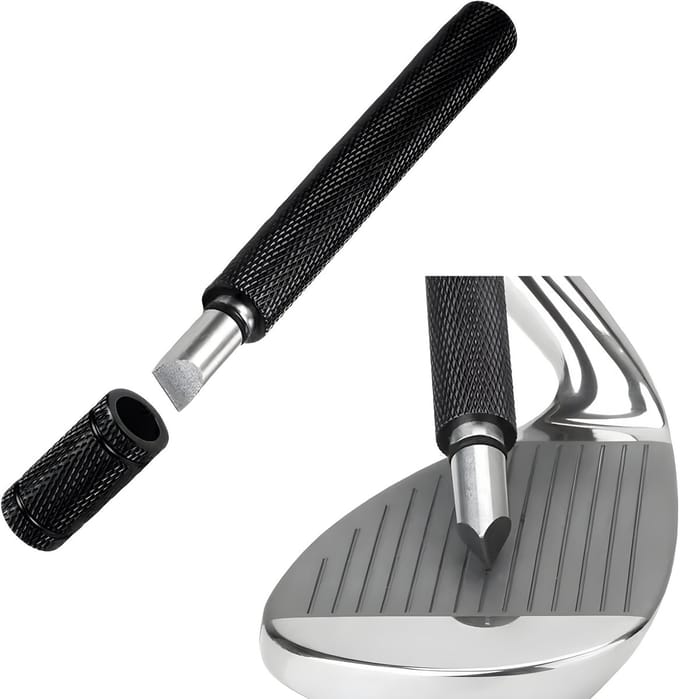 Stripe golfclub slijper en groevenreiniger - 2-in-1