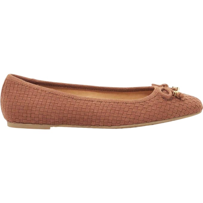 Dune London Dames Lo Harries Ballerina's (Tan)