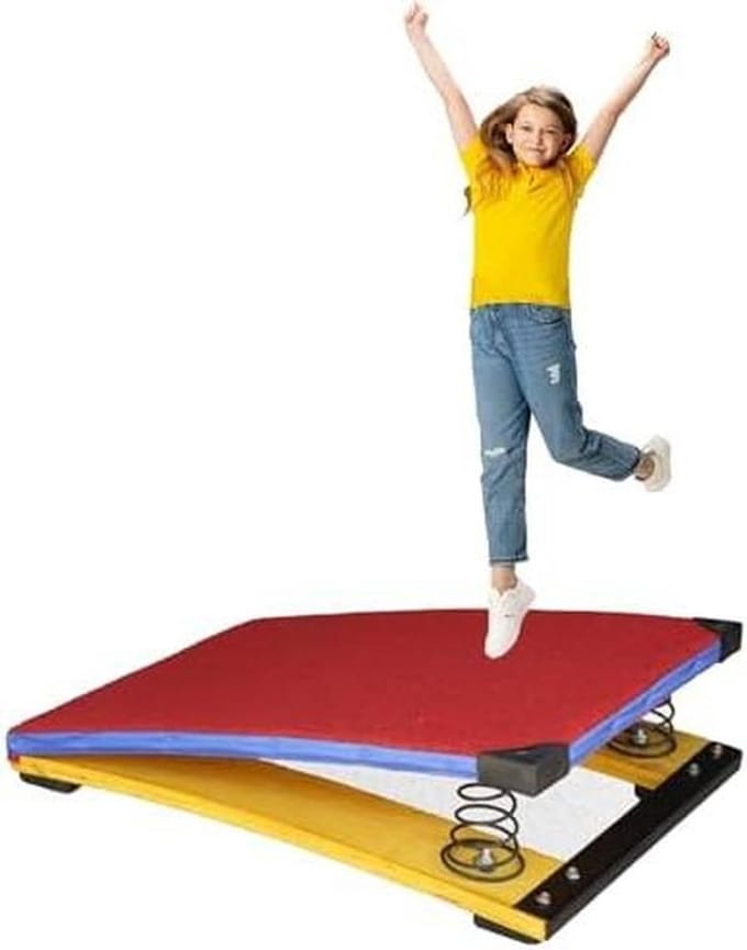 Gymnastiek Springplank - Veerplank Training - Verbeter Sprongtechniek - Hoge Elasticiteit Veer - 60 cm - Zwart