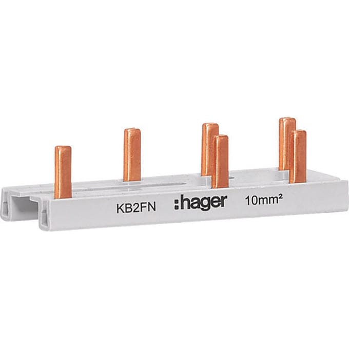 Hager VISION-aansluitrail - KB2FN - E2Z6P