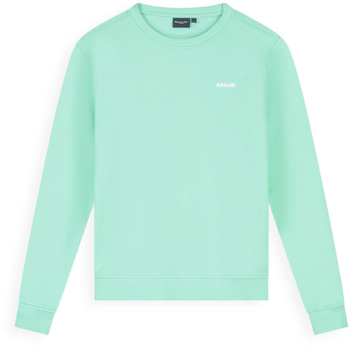 Ballin Amsterdam - Jongens Regular fit Sweaters Crewneck LS - Mint - Maat 6