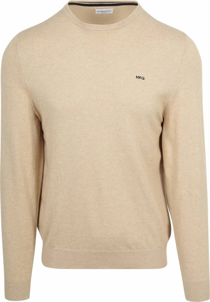 McGregor Trui Cotton Cashmere Sand - Maat 3XL - Heren - Pullovers