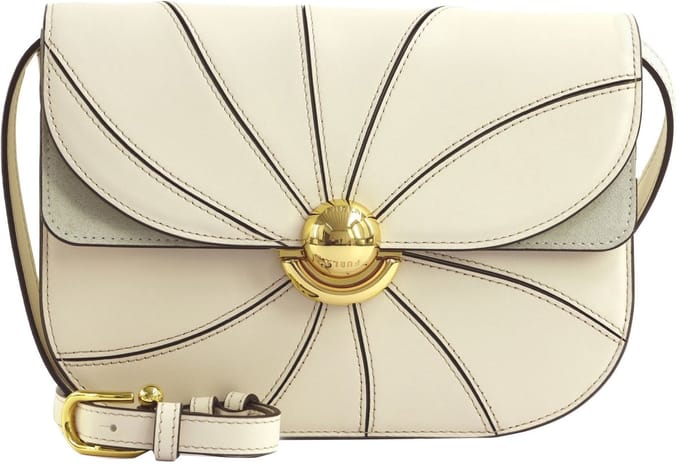 FURLA Leren schoudertas Sfera Crossbody Round Panna crème