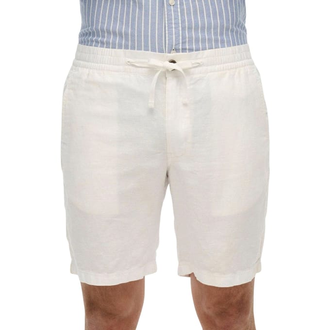Superdry Merchant Linnen Short Heren - Maat XL