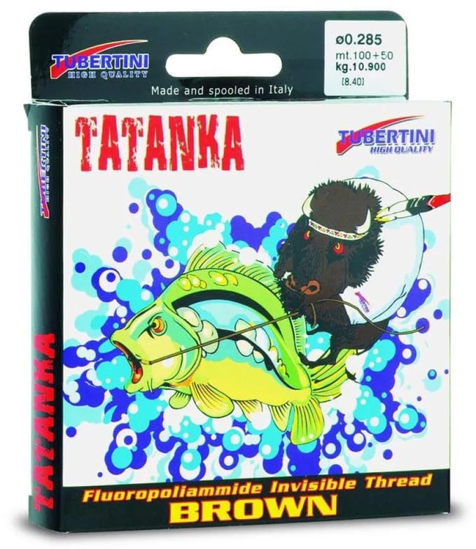 Tubertini Tatanka Flurocarbon 50 M Bruin 0.165 mm