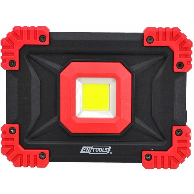 Awtools - Bouwlamp - 20W COB LED - Oplaadbaar - Powerbank