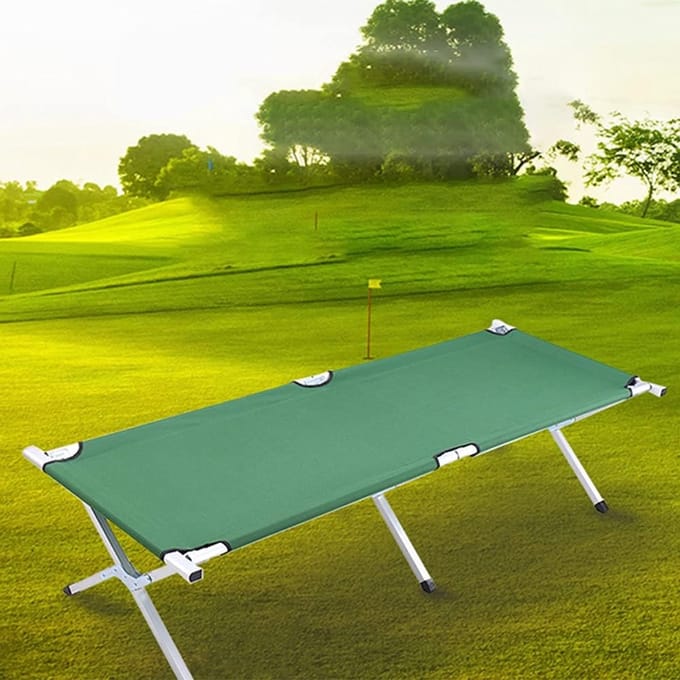 Opvouwbaar campingbed - Gastenbed extra bed - Kamperen en reizen - Aluminium leger frame