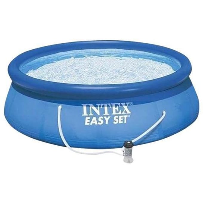 Intex Easy Set Opblaaszwembad Set - Ø 244 x 61 cm met filterpomp