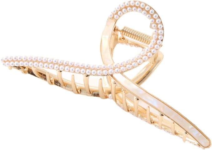 Emilie Collection - haarklem - goud - parels - bruiloft