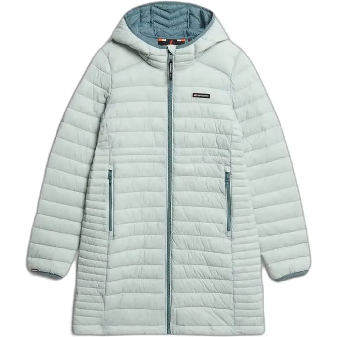 Superdry - Gewatteerd Fuji Lite Wave jack met capuchon - Dames - Gewatteerde jassen