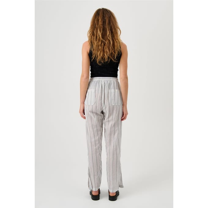 Soulland Roberta Pants Black Stripe Größe: XS/S | Ausgestellte Hosen Outlet | Unisex | Schwarz