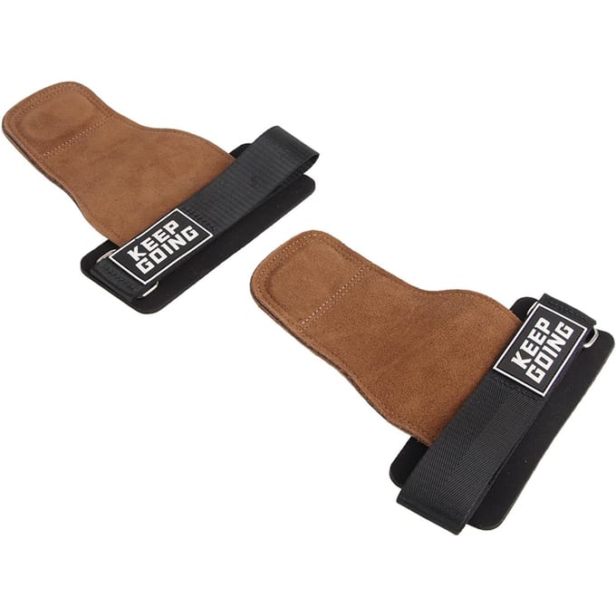 2 Stuks Pull-up Handgrepen 3 Lagen Verdikt Leer Antislip Horizontale Bar Gymnastiek Handpalm black