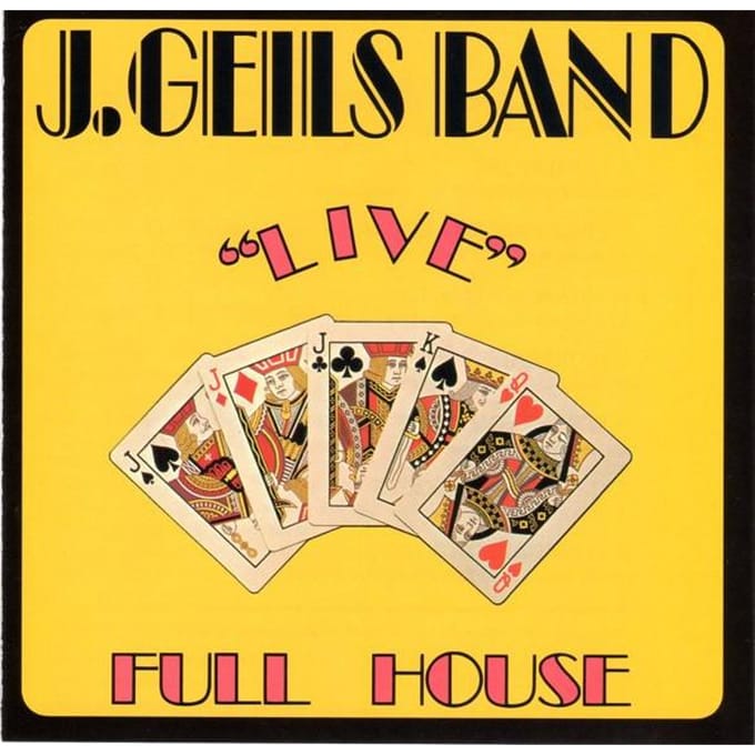 CD GEILS, J - Full House Live 828032 Atlantic 1995 US Rock Gebruikt beige