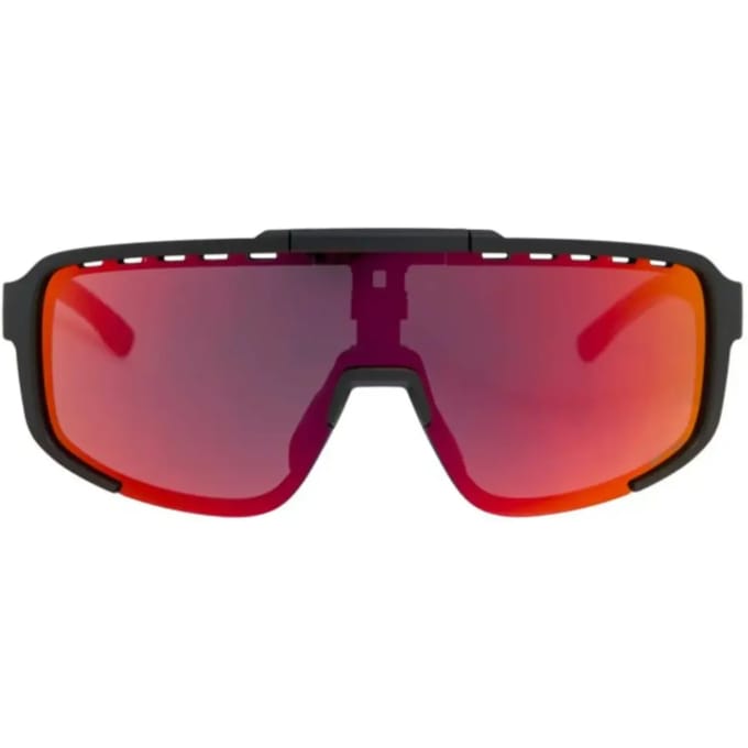 AGU Bold 2.0 - Fietsbril - Rode lens - Unisex - Zwart - UV bescherming - Anti-fog - Zichtverbetering - Aerodynamisch design